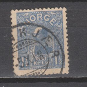 Noorwegen 1907 68 Koning Haakon VII gestempeld