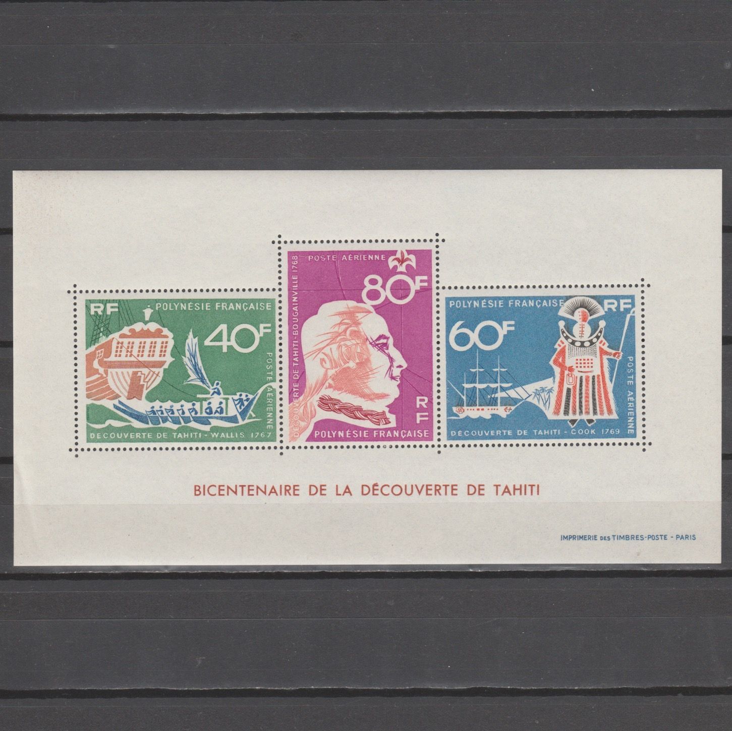 Frankrijk 1968 Polynesië Blok 1