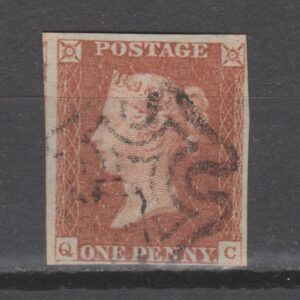 Groot-Brittannië 1841 8a Victoria gestempeld