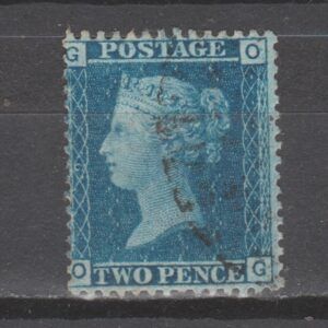 Groot-Brittannië 1864 45 plaat 9 Victoria gestempeld