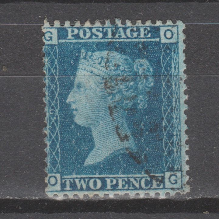 Groot-Brittannië 1864 45 plaat 9 Victoria gestempeld
