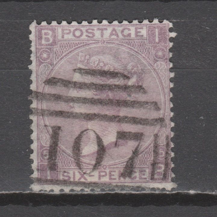 Groot-Brittannië 1865 97 plaat 5 Victoria gestempeld