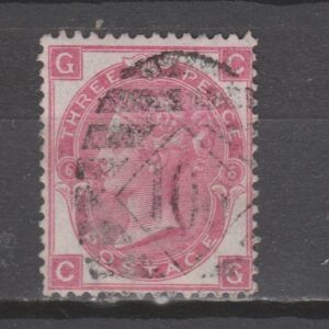 Groot-Brittannië 1867 103 plaat 6 Victoria gestempeld