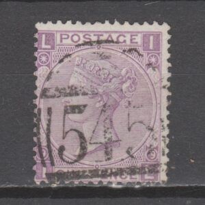 Groot-Brittannië 1867 109 plaat 8 Victoria gestempeld