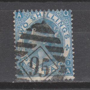 Groot-Brittannië 1867 118 plaat 1 Victoria gestempeld