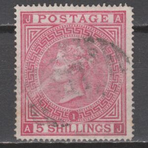 Groot-Brittannië 1867 126 plaat 1 Victoria gestempeld