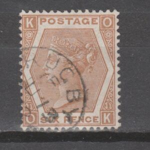 Groot-Brittannië 1872 123 plaat 11 Victoria gestempeld