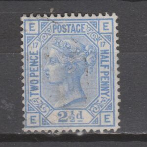 Groot-Brittannië 1873 142 plaat 17 Victoria gestempeld