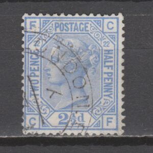 Groot-Brittannië 1880 157 plaat 22 Victoria gestempeld