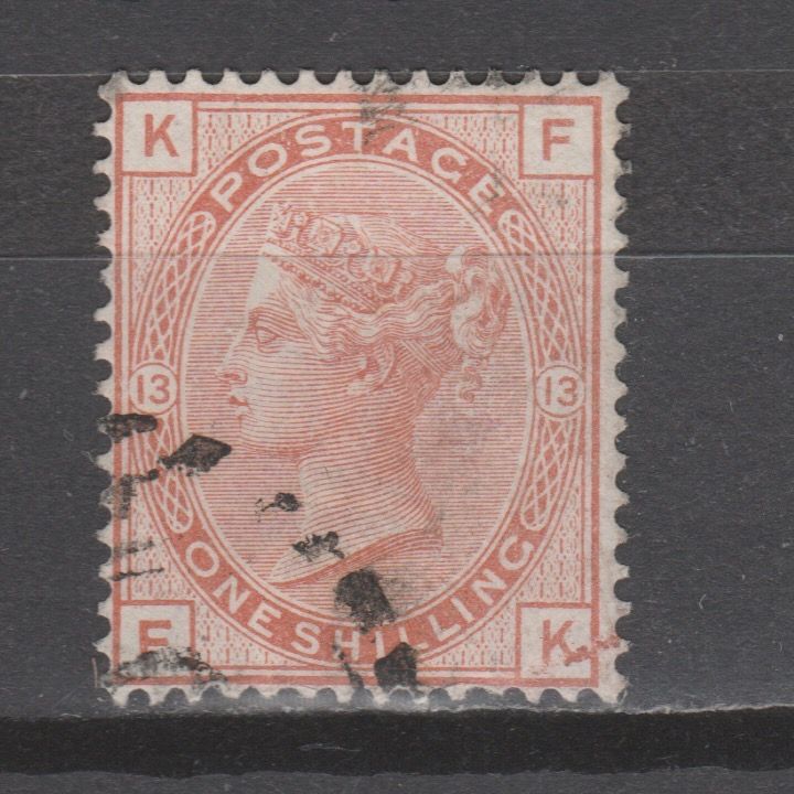 Groot-Brittannië 1880 163 plaat 13 Victoria gestempeld