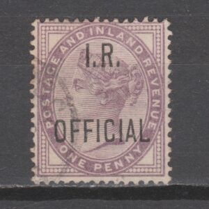 Groot-Brittannië 1882 O3 Inland Revenue I.R. Victoria gestempeld