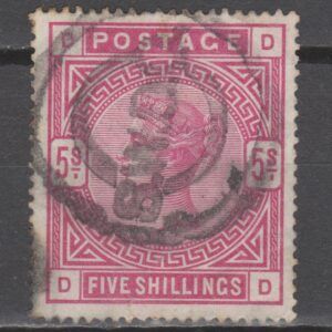Groot-Brittannië 1883 181 Victoria gestempeld met bemerkingen