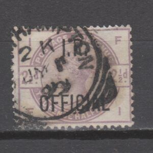 Groot-Brittannië 1884 O6 Inland Revenue I.R. Victoria gestempeld