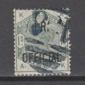 Groot-Brittannië 1884 O7 Inland Revenue I.R. Victoria gestempeld