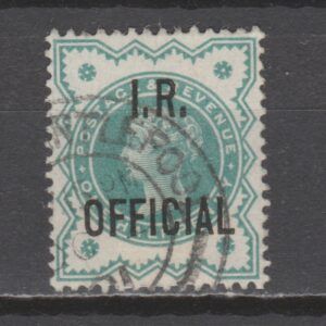 Groot-Brittannië 1887 O17 Inland Revenue I.R. Victoria gestempeld