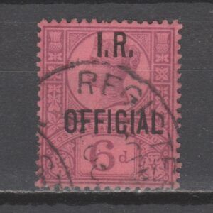 Groot-Brittannië 1887 O18 Inland Revenue I.R. Victoria gestempeld