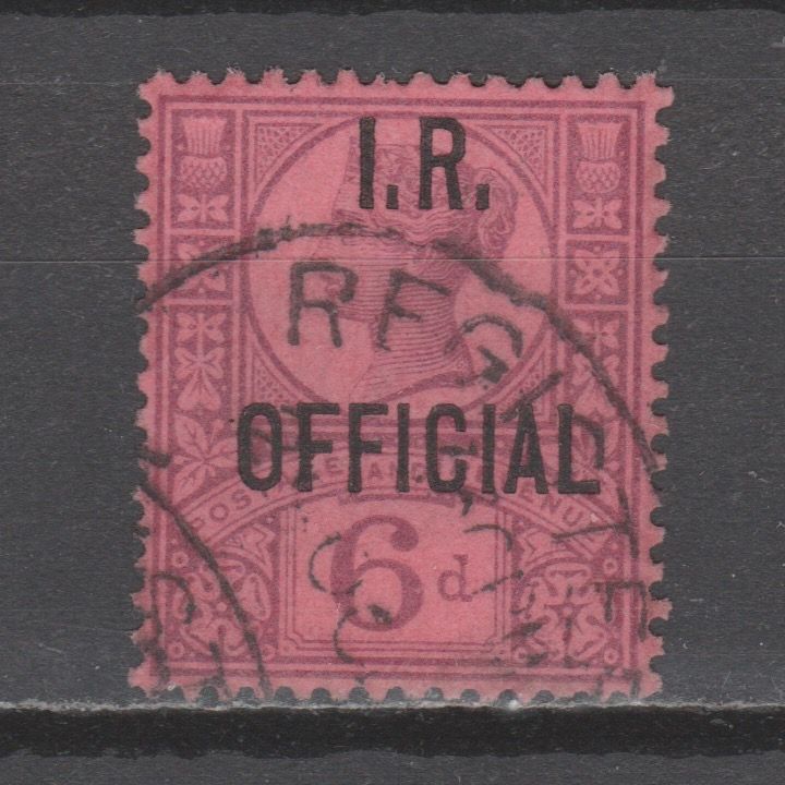 Groot-Brittannië 1887 O18 Inland Revenue I.R. Victoria gestempeld