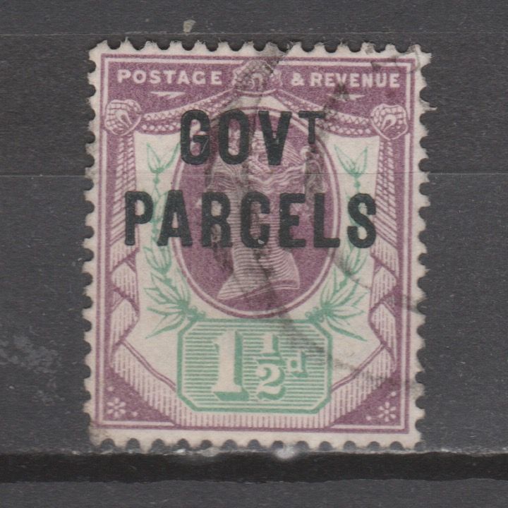 Groot-Brittannië 1887 O65 Government Parcels Victoria gestempeld