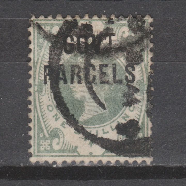 Groot-Brittannië 1887 O68 Government Parcels Victoria gestempeld - Afbeelding 2
