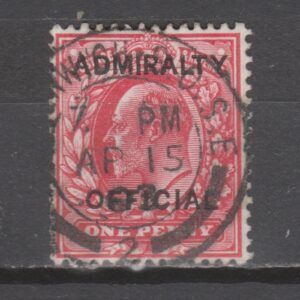 Groot-Brittannië 1902 O102 Admiralty Edward VII gestempeld