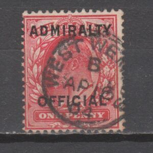 Groot-Brittannië 1902 O108 Admiralty Edward VII gestempeld