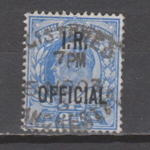 Groot-Brittannië 1902 O22 Inland Revenue I.R. Edward VII gestempeld