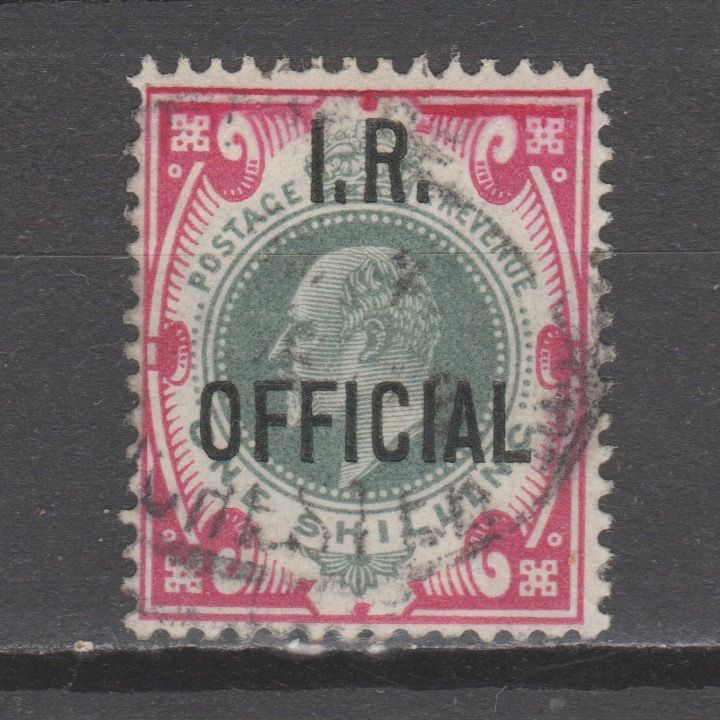 Groot-Brittannië 1902 O24 Inland Revenue I.R. Edward VII gestempeld