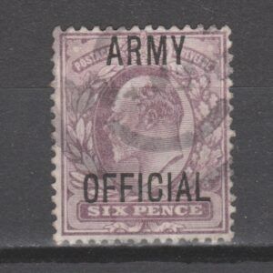 Groot-Brittannië 1902 O50 Army Official Edward VII gestempeld