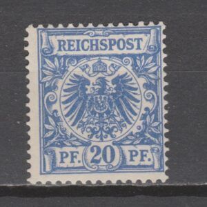 Duitsland 1889 48d Krone/Adler gekeurd