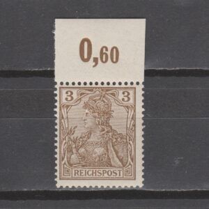 Duitsland 1900 54 Germania Reichspost met tab