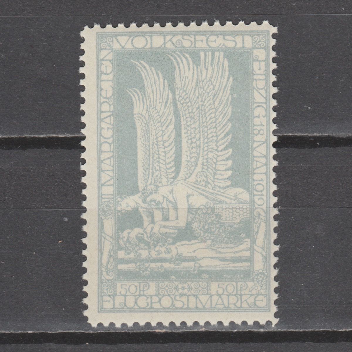 Duitsland 1912 4 b Halbamtliche Flugmarken