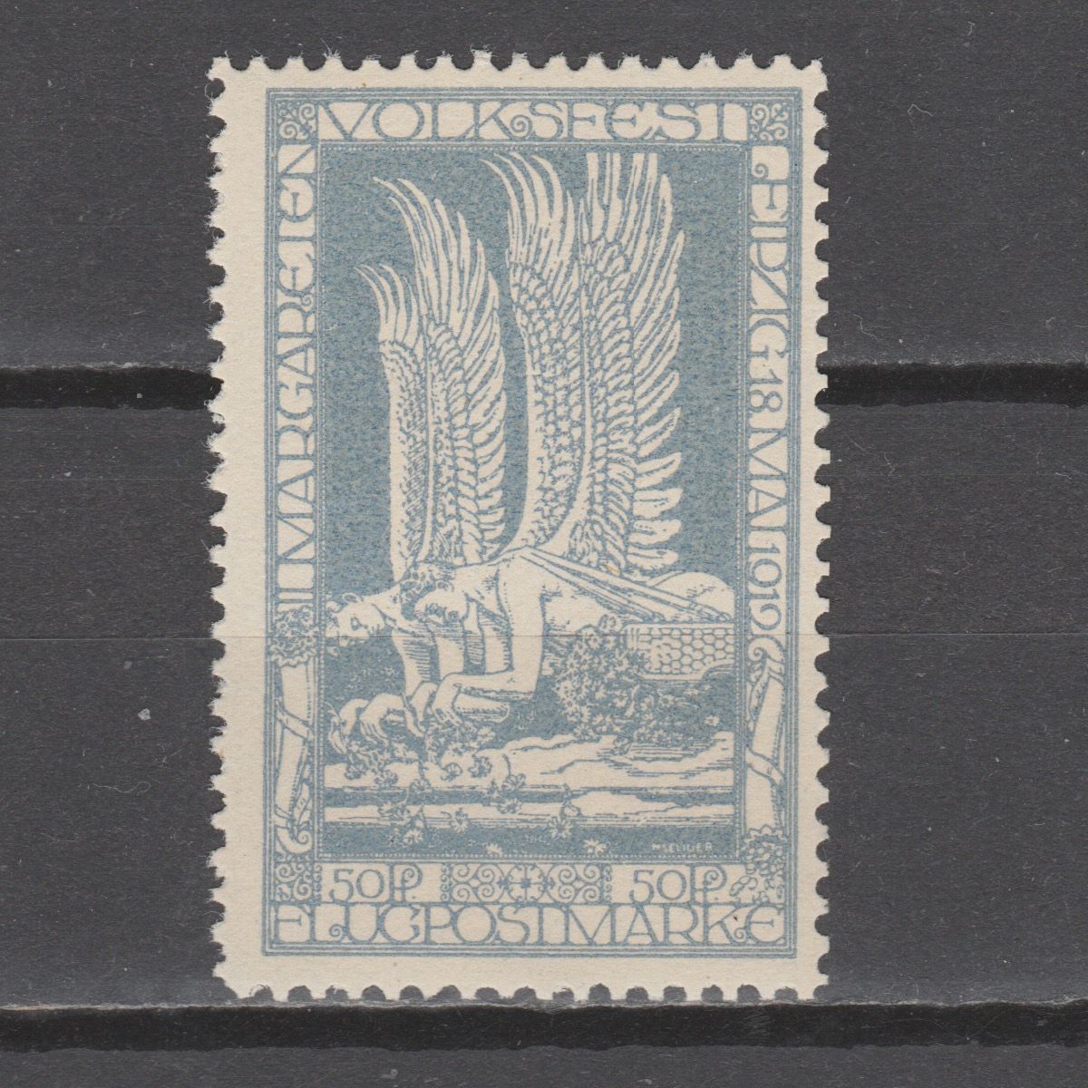 Duitsland 1912 4 a Halbamtliche Flugmarken