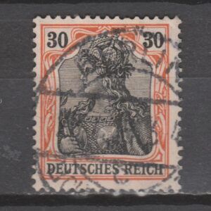 Duitsland 1915 89 II y Germania gestempeld gekeurd