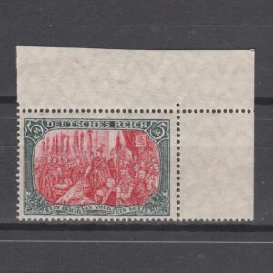 Duitsland 1915 97 A II hoekstuk met bemerking