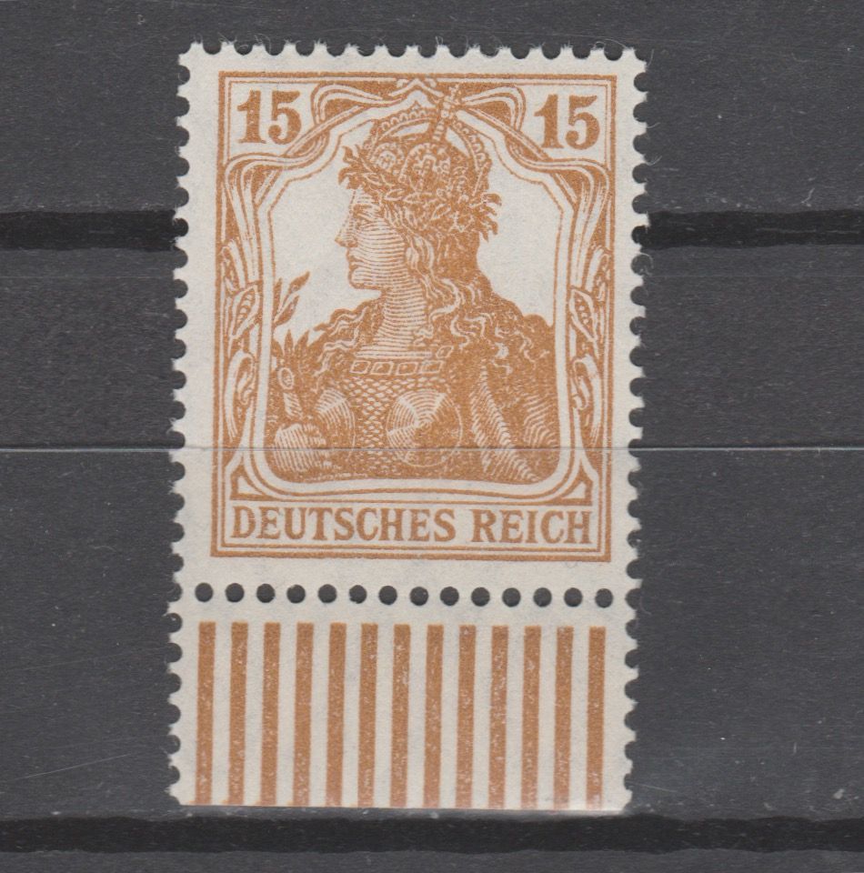 Duitsland 1916 100 b Germania gekeurd