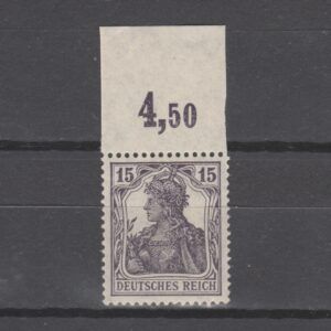 Duitsland 1917 101 P Or Germania met tab