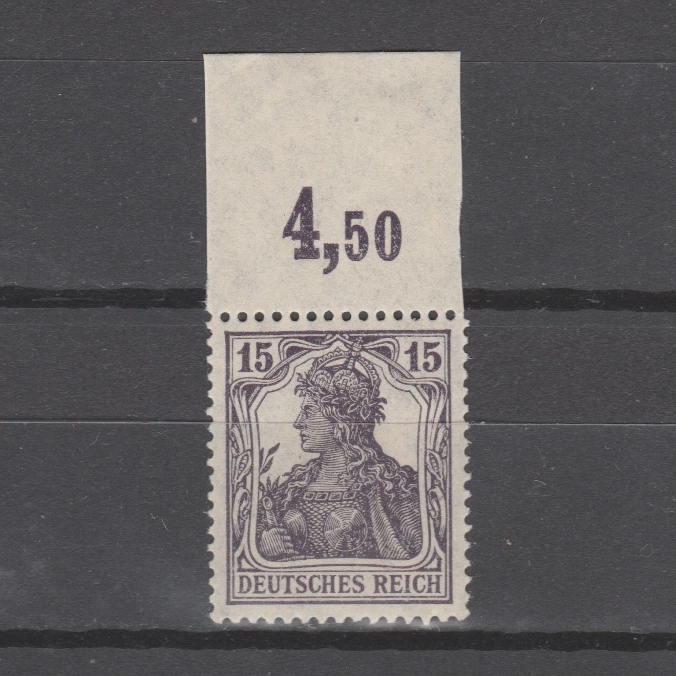 Duitsland 1917 101 P Or Germania met tab