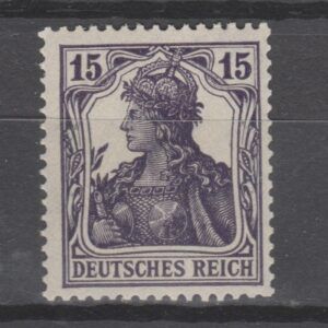 Duitsland 1917 101 b Germania gekeurd