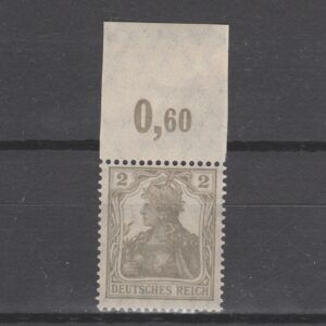 Duitsland 1918 102 P OR Germania met tab