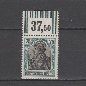 Duitsland 1918 104 a W OR Germania met tab gekeurd