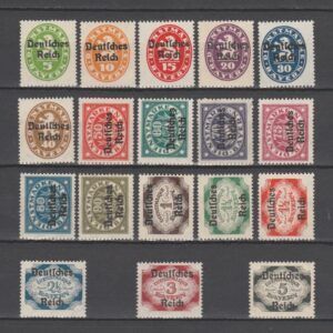 Duitsland 1920 Dienst 34-51