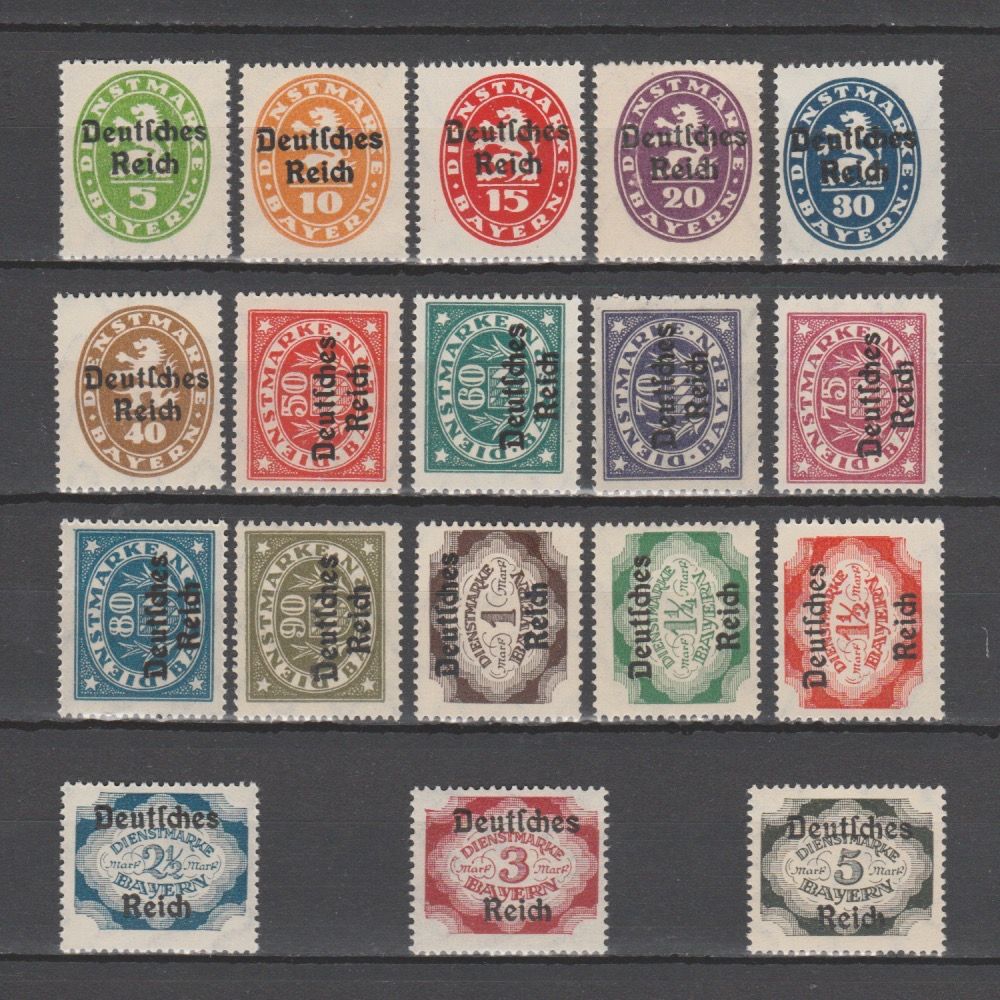 Duitsland 1920 Dienst 34-51