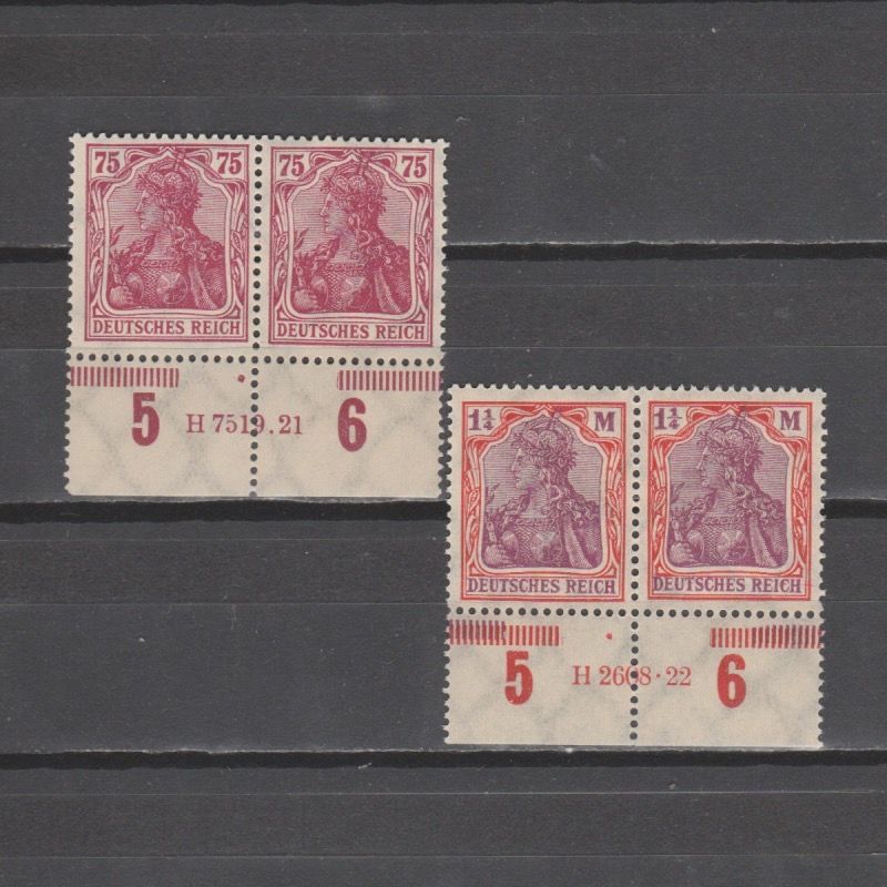 Duitsland 1922 197-198 HAN Germania