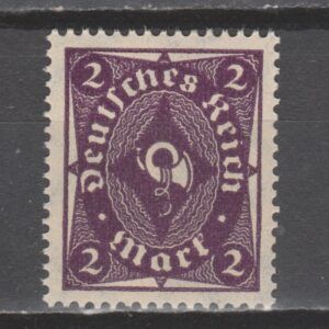 Duitsland 1922 224 b Posthorn gekeurd