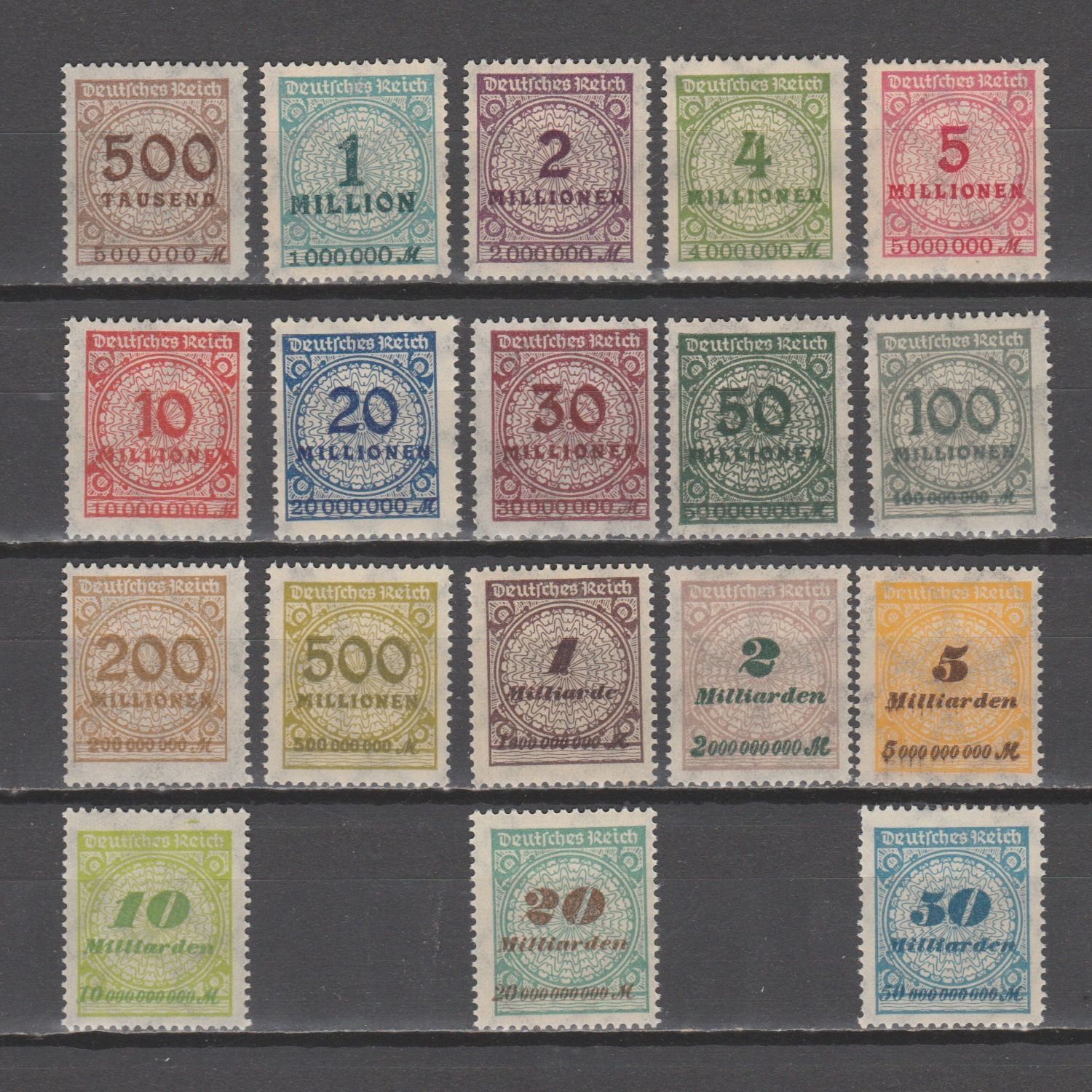 Duitsland 1923 313-330 A