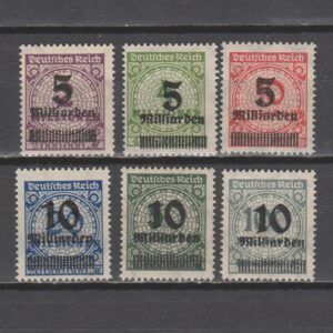 Duitsland 1923 332-337 A
