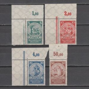 Duitsland 1924 351-354 Elisabeth von Thüringen met tab