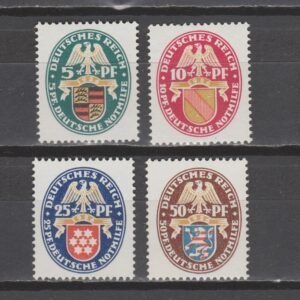 Duitsland 1926 398-401 Deutsche Nothilfe