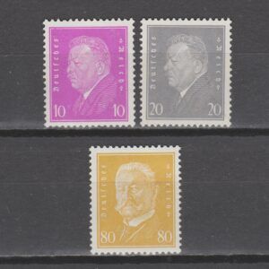Duitsland 1930 435-437 Reichspräsidenten