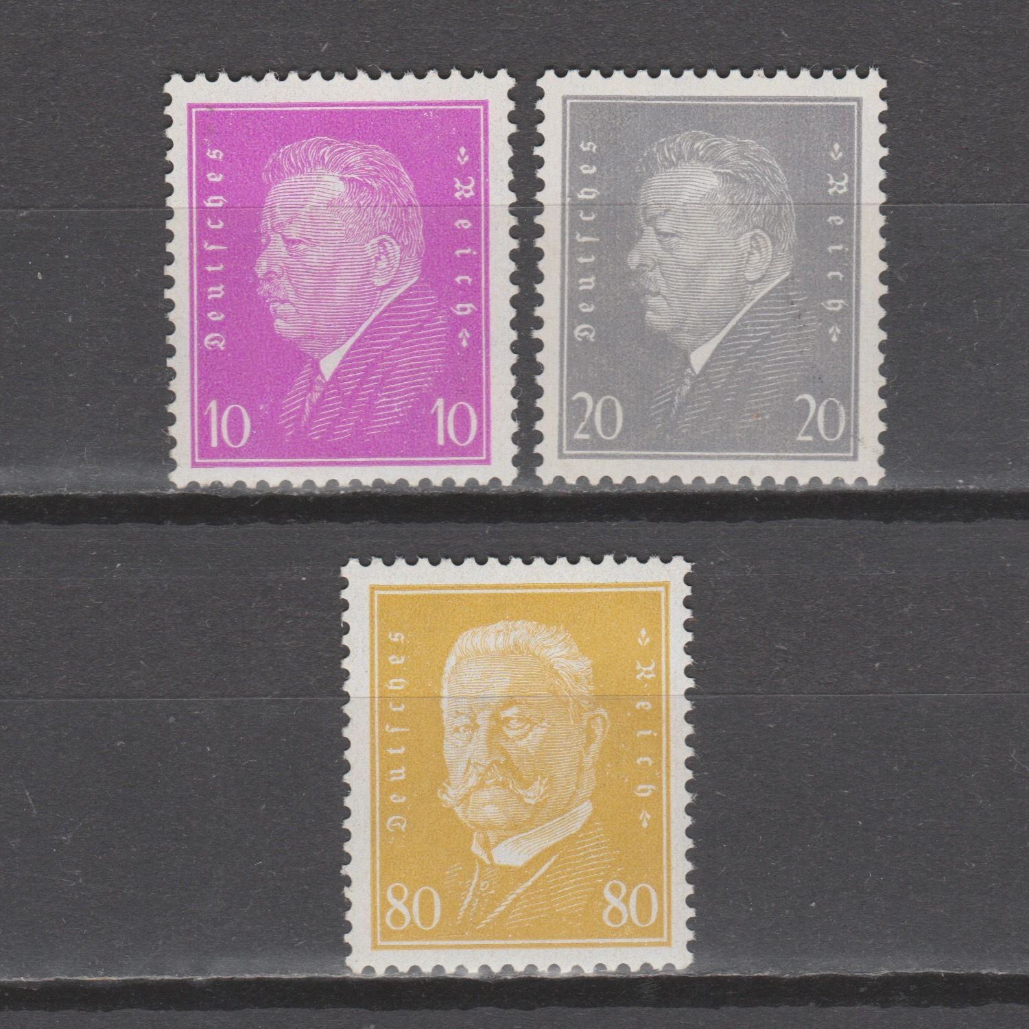 Duitsland 1930 435-437 Reichspräsidenten